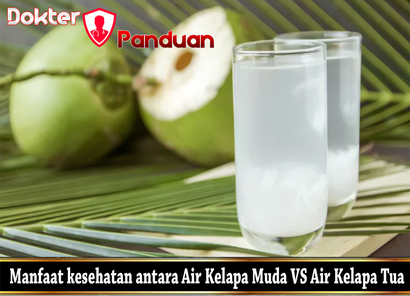 Manfaat kesehatan antara Air Kelapa Muda VS Air Kelapa Tua